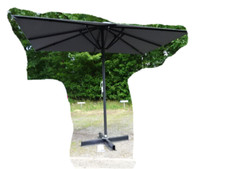 CARAVITA 2x3m Sonnenschirm Comfia Move mit Standfuß für 8 Betonplatten 50x50