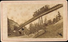 Foto Bergbahn auf der Strecke