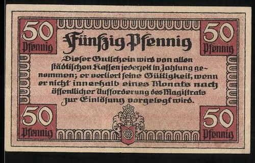 Notgeld erfurt 1918 - notgeld,