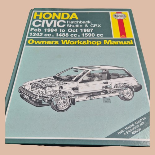 Haynes honda civic - haynes, crx