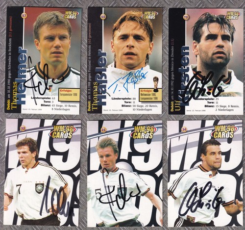 Signierte panini cards - 12,