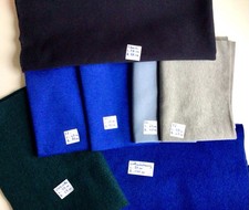 7er Stoffpaket - Stoff Reste Fleece,Wollmischung & Walkwolle – siehe Fotos