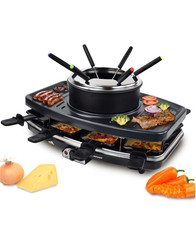 Raclette grill fondue - raclette,