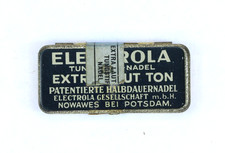 NADELDOSE "Electrola Tung-Stift"  -extralaut-, 10 x,  Neu, Grammophon D382