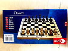 NORIS Spiel Deluxe Holz Schach