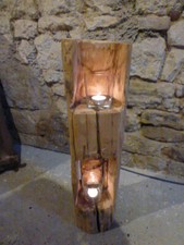 Windlicht unikat aus altem - windlicht,