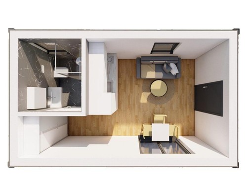 3qm bungalow tiny - 20,3qm,