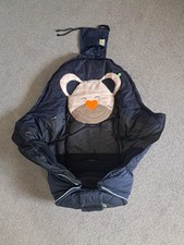 OVP - Odenwälder Mucki L Fußsack anthrazit blau Winter Kuschel Fußsack