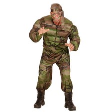 Soldaten Muskel Kostüm Armee