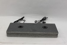 flacher rechteck Granitstein 2 LED-Ringe Quellstein Springbrunnen DIY Deko