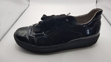 Damen Halbschuhe schwarz Lack