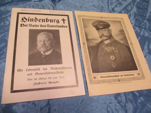 Hindenburg nachruf - ,,