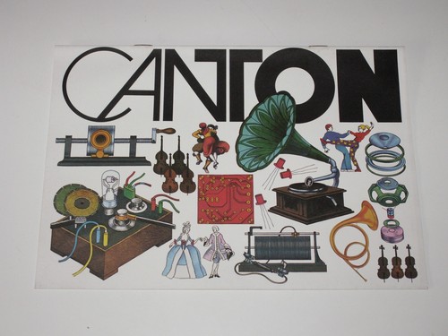 Vintage canton hifi prospekt - vintage,
