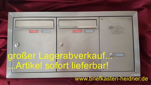 Unterputz briefkastenanlage - unterputz,
