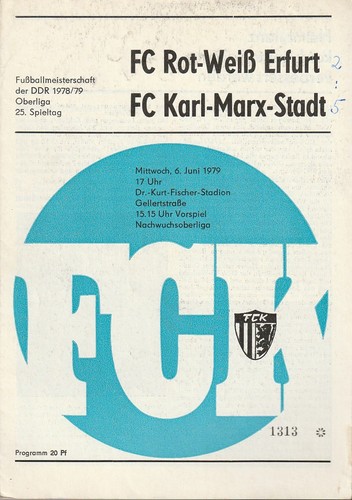 Programmheft rot weiß - programmheft, fc