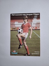 Autogrammkarte handsigniert Jesper Olsen DÄNEMARK  WM-Teilnehmer 1986