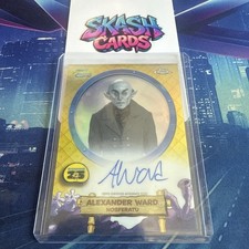 Nosferatu 2025 Topps Chrome SpongeBob SquarePants Alexander Ward Auto
