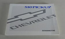 Betriebsanleitung Handbuch Chevrolet S 10 Pickup Stand 1998 auf Deutsch