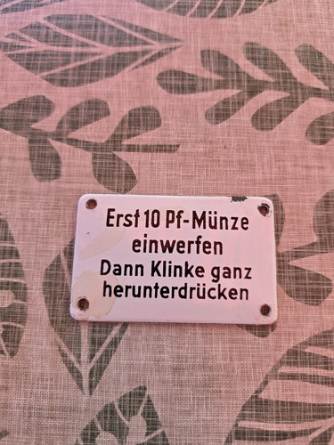 Historisches emailleschild - historisches,