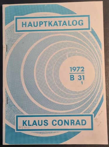 Conrad katalog 1972 - |, |