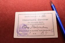 Eintrittskarte Historisches