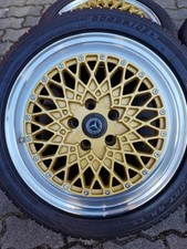 Gold Felgen Tiefbett Mit Mercedes Logo