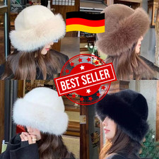 Damen Pelzmütze Kunstfell