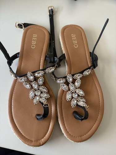 Sandalen mit glitzer 39 - gr.,