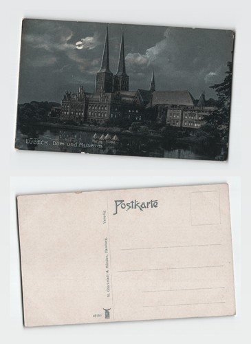 Lübecker dom und - ak,