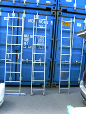 Mehrzweckleiter leiter schiebeleiter sprossenleiter 6m 3 teilig stufenleiter alu