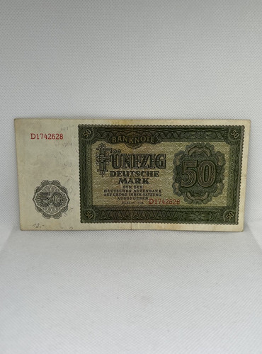 Banknote ddr 50 - banknote, /
