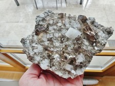 Rauchquarz kristall adular - rauchquarz,