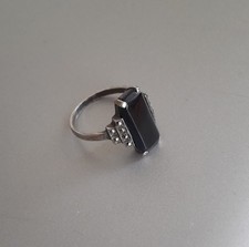 Antiker  Ring Art Deco Silber