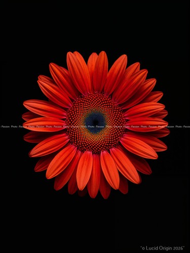 Poster abstrakte blumen - a4,