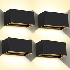 4 Stücke LED Wandleuchte Außen/Innen 20Watt Wandlampen Aussen