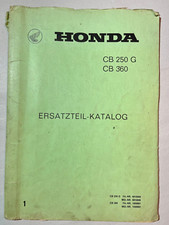 Ersatzteilliste Katalog Mappe Honda CB 360 CB 250G