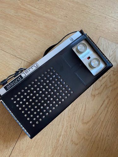 Vintage radio akkord jerry - radio,