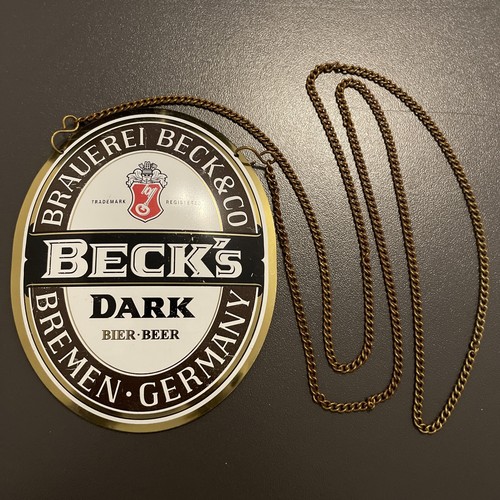 Beck dark zapfhahnschild - beck's,