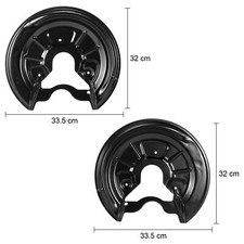 2X Ankerblech Abdeckblech Hinten Schutzblech Hitzeschutzblech Für Audi VW Golf 5