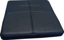 Schwarz Sitzkissen Lederkissen