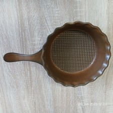 Original Gerzit , Stilcasserole ,   runde  Auflaufform, Bräter, vintage