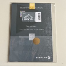 Bund Semperoper Gold Edition mit pinkem MH Postfrisch Limitiert 250 Stück OVP