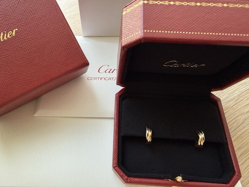Cartier trinity ohrringe 750er - ohrringe,