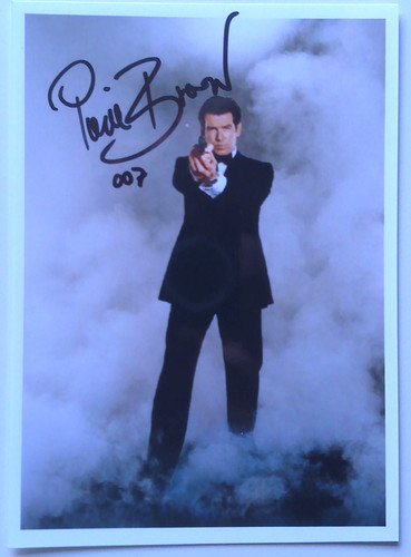 Pierce brosnan orig autogramm - pierce,