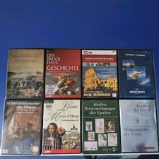 PC DVD-ROM Sammlung Geschichte & Kunst – Brockhaus, Kriegskunst, 8 Stück 