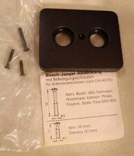 Busch Jaeger alpha nea 1743 Zentralscheibe Antenne - 1-fach - schwarz matt 