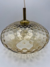 Vintage Glas Pendelleuchte