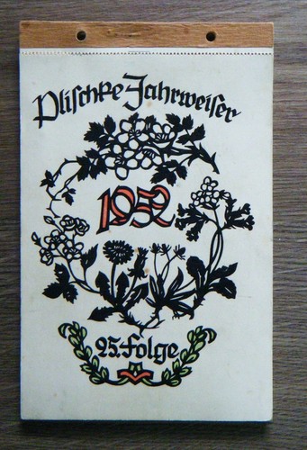 Plischke jahrweiser 1952 - 1952,