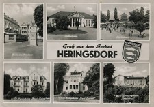 01-567 Ansichtskarte Heringsdorf Ostseebad FDGB-Ferienheim Kulturhaus Kurkonzert