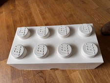 Lego Storage Brick weiß 8er